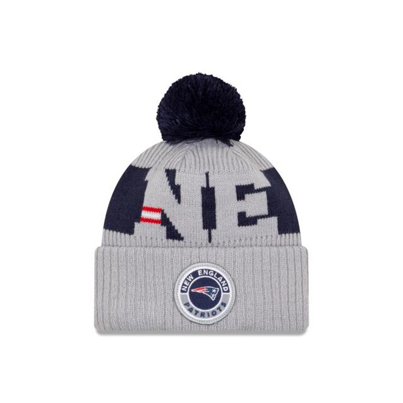 NFL New England Patriots Alternate Cold Weather Sport Knit (AFA1783) - Grey New Era Beanies